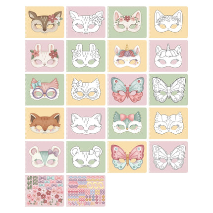 Little Dutch Knutselpakket Maskers Rosa