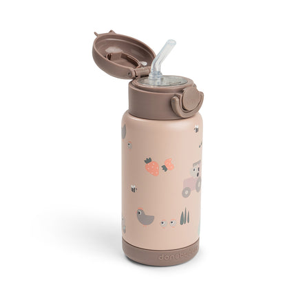 <tc>Done by Deer</tc> Butelka termiczna z rurką Tiny Farm Powder 340 ml