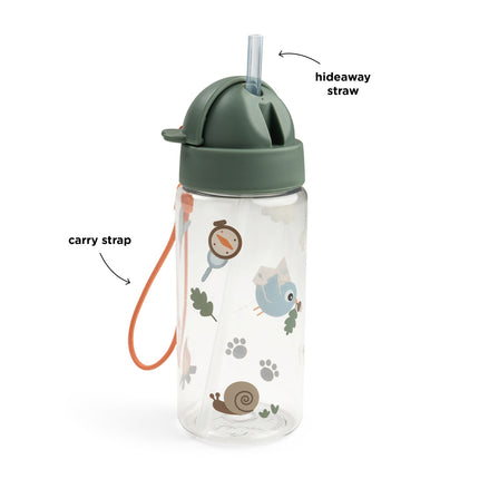 <tc>Done By Deer</tc> Kubek z rurką Tiny Trails Green 350 ml