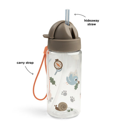 <tc>Done By Deer</tc> Kubek ze słomką Tiny Trails Sand 350 ml