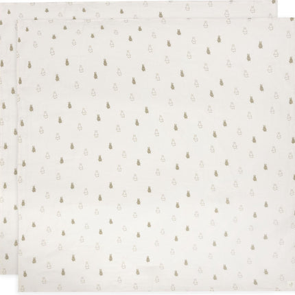 Ściereczka hydrofilowa duża 115x115cm Happy Miffy - Olive Green - 2 szt.