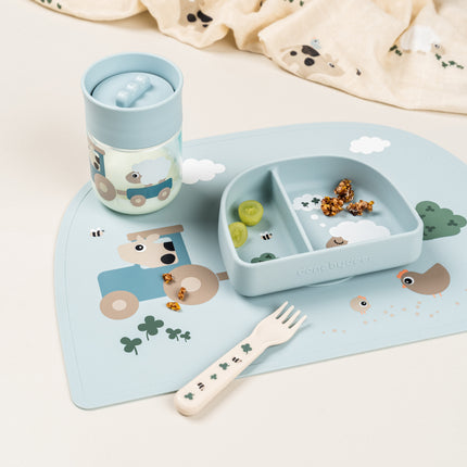 <tc>Done by Deer</tc> Kubek do nauki 360 stopni Tiny Farm Blue