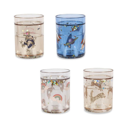 4 PACK GLITTER Bekers MULTI - Babywinkel - 5715681099988
