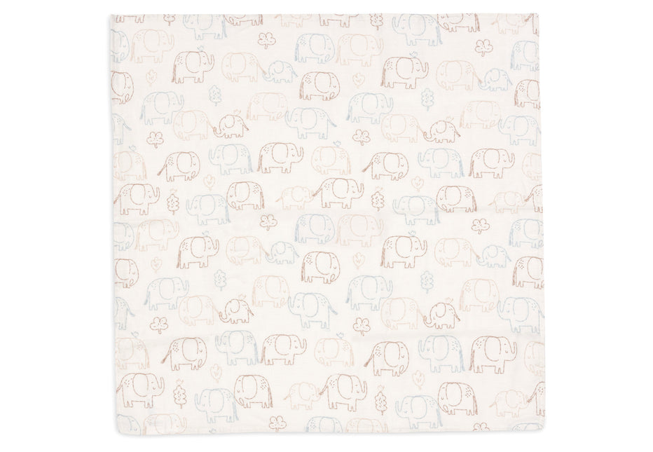 Ściereczka hydrofilowa mała 70x70cm - Elephant Tales - 3 sztuki