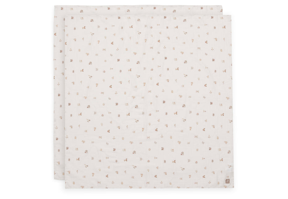Ściereczka hydrofilowa duża 115x115cm - Przyjaciele zwierząt - 2 szt