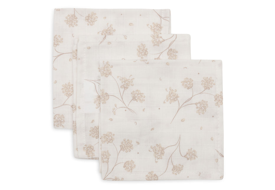Hydrofilowa ściereczka do ust 31x31cm - Leafy Dreams - 3 sztuki