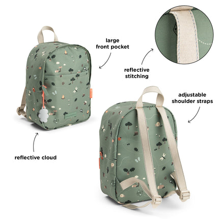 <tc>Done By Deer</tc> Plecak Tiny Trails Green 7,5 litra