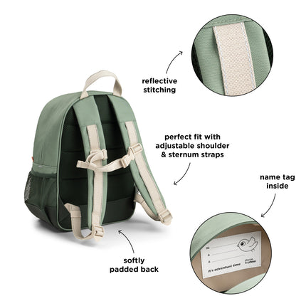 <tc>Done By Deer</tc> Plecak Tiny Trails Green 13 l