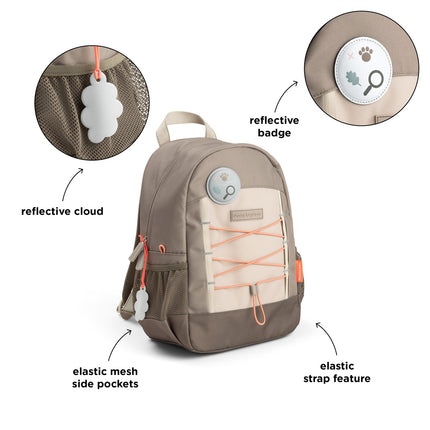 <tc>Done By Deer</tc> Plecak Tiny Trails Sand 13 l