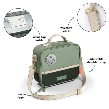 <tc>Done By Deer</tc> Torba termiczna na lunch Tiny Trails Green 4 l