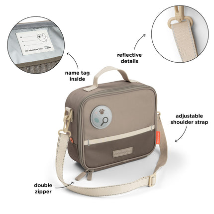 <tc>Done By Deer</tc> Torba termiczna na lunch Tiny Trails Sand 4 l