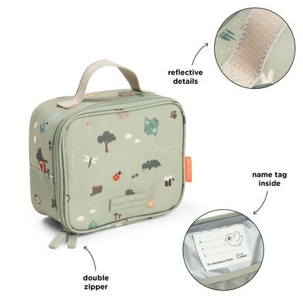 <tc>Done By Deer</tc> Torba termiczna na lunch Tiny Thermos Tiny Trails Green 2,8 l