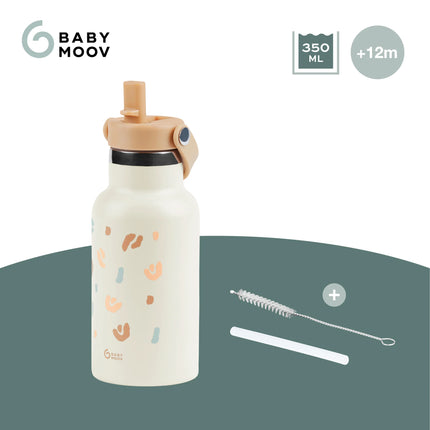 <tc>Babymoov</tc> Little Explorer – izolowana butelka ze stali nierdzewnej w kolorze kości słoniowej