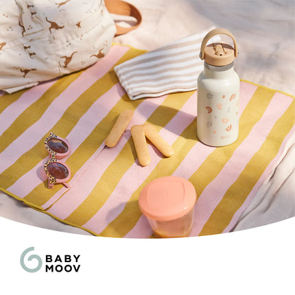 <tc>Babymoov</tc> Little Explorer – izolowana butelka ze stali nierdzewnej w kolorze kości słoniowej