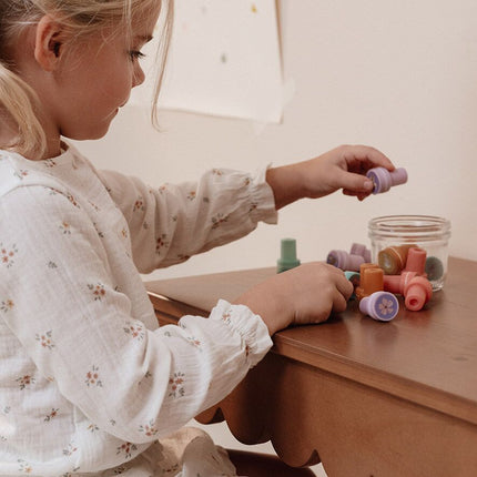 <tc>Little Dutch</tc> Zestaw pieczątek Wróżkowy Ogród 12 szt