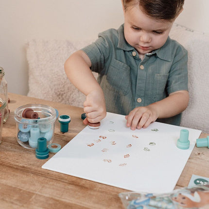 <tc>Little Dutch</tc> Zestaw pieczątek Leśni przyjaciele 12 szt