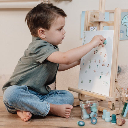 <tc>Little Dutch</tc> Zestaw pieczątek Leśni przyjaciele 12 szt