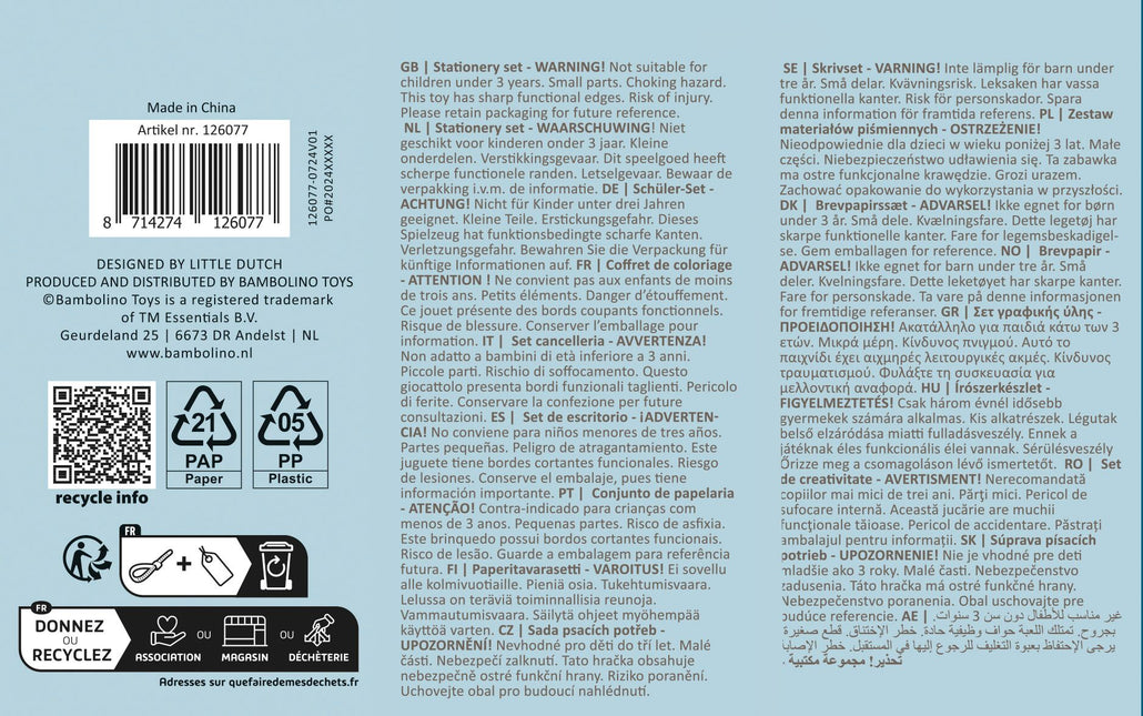 Zestaw stacjonarny LD Leśni przyjaciele