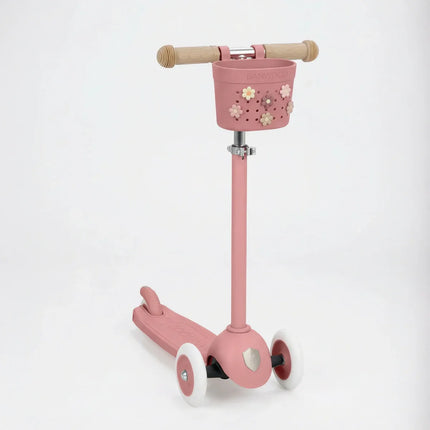 <tc>Banwood</tc> Koszyk na hulajnogę i rower dla dzieci Pin<tamp>Ride Raspberry</tamp>