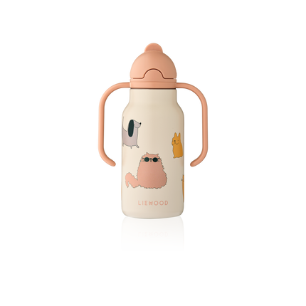 <tc>Liewood</tc> Butelka na wodę Kimmie Cats and Dogs/Sandy 250 ml