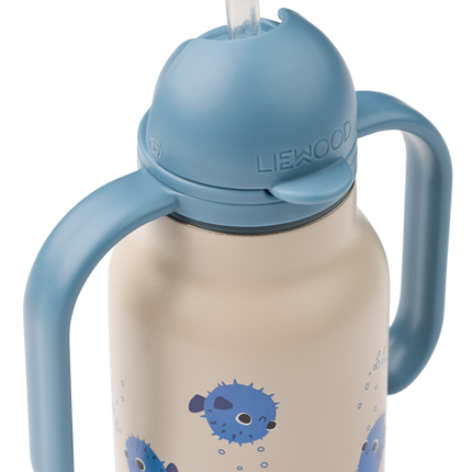 <tc>Liewood</tc> Butelka na wodę Kimmie Pufferfish/Sandy 250 ml