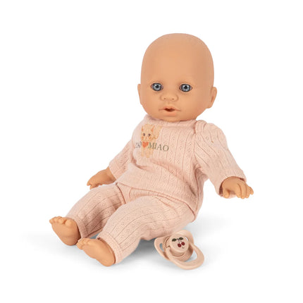 Konges Sløjd Babypop Met Draagmand Ciao Miao Rose