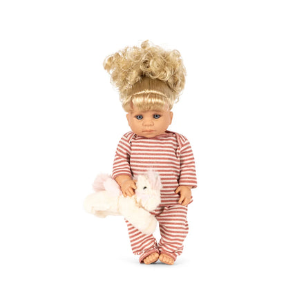 Konges Sløjd Lalka dla niemowląt Rose Cream Stripe