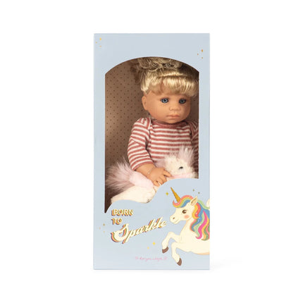 Konges Sløjd Lalka dla niemowląt Rose Cream Stripe