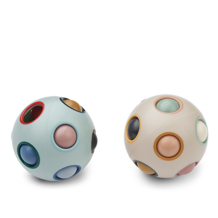<tc>Liewood</tc> Solene Puzzle Ball Ice blue multi mix, zestaw 2 sztuk