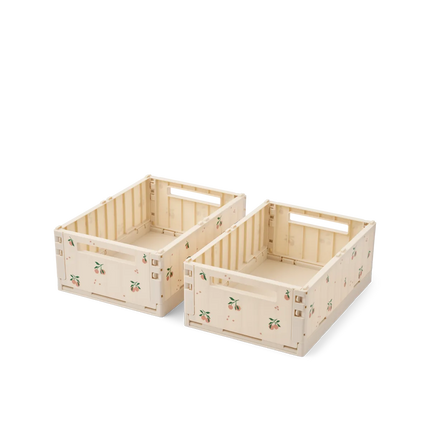 Liewood Skrzynka do przechowywania Weston Peach / Sea Shell Box M, 2 szt.