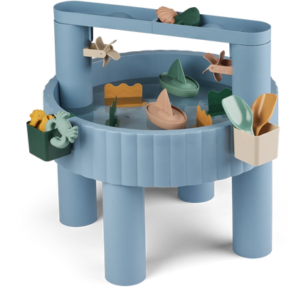 Liewood Speeltafel met Speelgoed Sepp Blue Multi Mix 17 delig