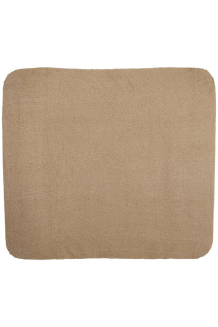 Aankleedkussenhoes badstof Uni - taupe - 85x75cm - Babywinkel - 4054703103113