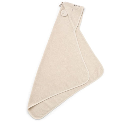 Albert Polarbear Hooded towel Sandy - Babywinkel - 5715493492267