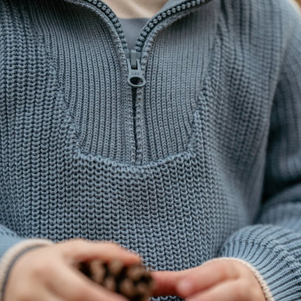 Sweter z dzianiny Stone Blue
