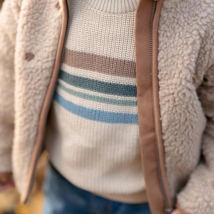 Sweter dzianinowy Sand