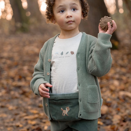 Dzianinowy kardigan Forest Green