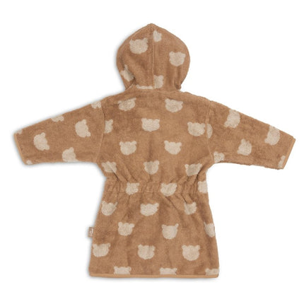 Baby Badjas – Jacquard – Biscuit koop je bij Babywinkel