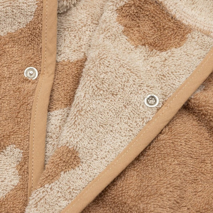 Baby Badjas – Jacquard – Biscuit koop je bij Babywinkel