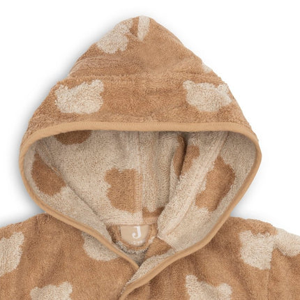 Baby Badjas – Jacquard – Biscuit koop je bij Babywinkel
