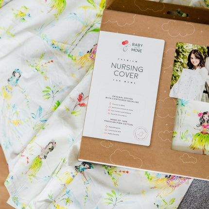 Baby on the move Borstvoedingsdoek Hawaii Vibes - Baby on the move - Babywinkel - 5407006700036