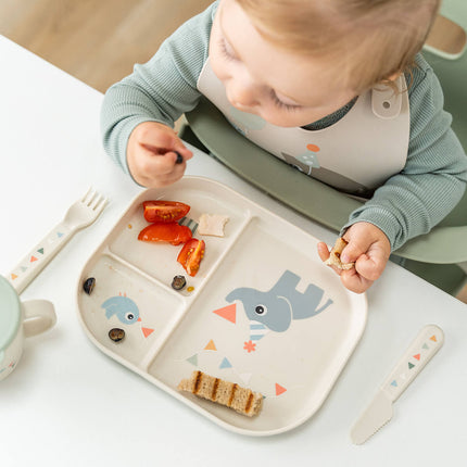 Babybord met compartimenten Celebration Sand koop je bij Babywinkel