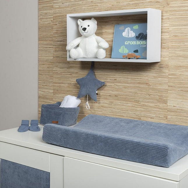 Baby's Only Aankleedkussenhoes Sense Vintage Blue 45x70cm - Baby's Only - Babywinkel - 8720088336281