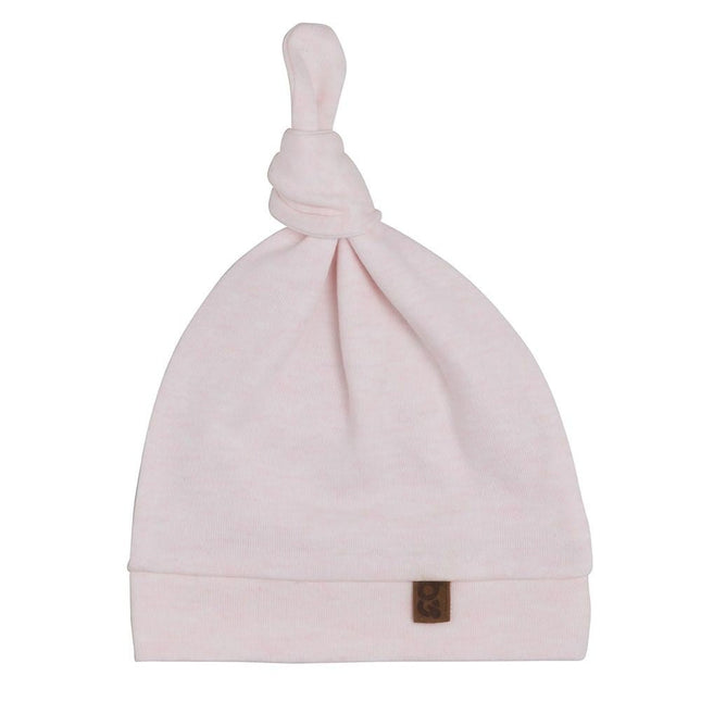 Baby's Only Baby Mutsje Met Knoop Melange Classic Roze - Baby's Only - Babywinkel - 8720088336076