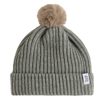 Baby's Only Babymutsje met Pompon Cool Urban Green 3 - 36Mnd - Baby's Only - Babywinkel - 8720791359126
