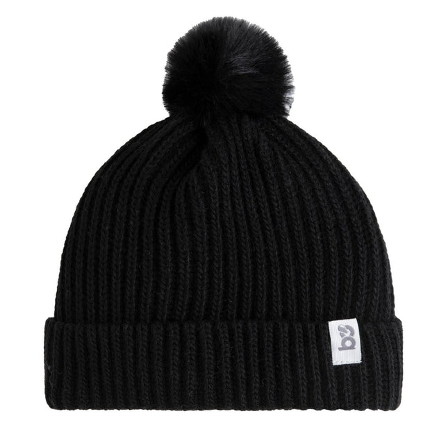 Baby's Only Babymutsje met Pompon Cool Zwart 3 - 36Mnd - Baby's Only - Babywinkel - 8720791359089