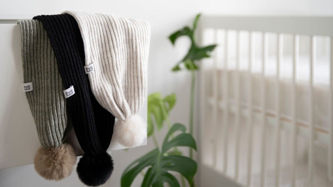 Baby's Only Babysjaal met Pompon Cool Ecru One Size - Baby's Only - Babywinkel - 8720791359201