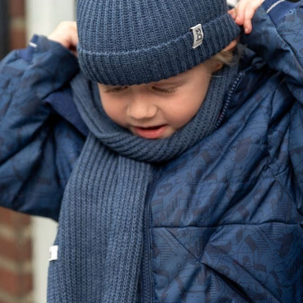 Baby's Only Babysjaal met Pompon Cool Jeans One Size - Baby's Only - Babywinkel - 8720791359218
