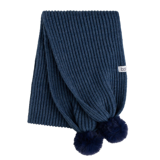 Baby's Only Babysjaal met Pompon Cool Jeans One Size - Baby's Only - Babywinkel - 8720791359218