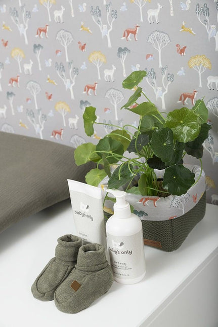 Baby's Only Babyslofjes Melange Khaki - Baby's Only - Babywinkel - 8720088331880