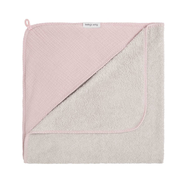 Baby's Only Badcape Baby Fresh Oud Roze - Baby's Only - Babywinkel - 8720791355173
